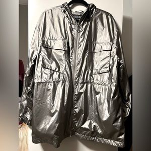 BNWOT Noize Metallic Rain Jacket
